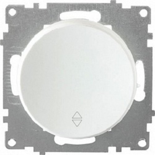 Переключатель без рамки OneKeyElectro Florence 1-кл. перекрестный белый картинка